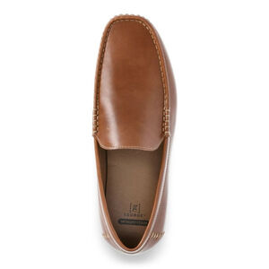 George Men's Grayson Driver Loafer in Cognac Brown NWT